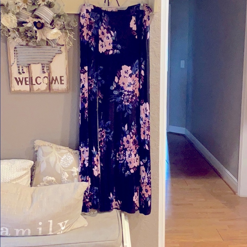 Charlotte Russe Floral Maxi Skirt